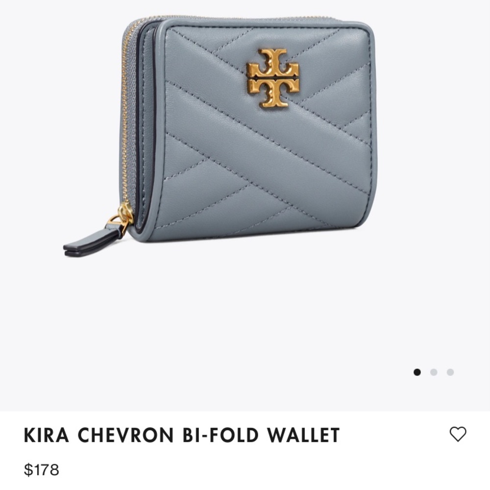 Tory Burch Kira Chevron Bi-fold Wallet